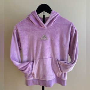 Adidas Pullover Purple Hoodie Girls Size Medium (10/12)